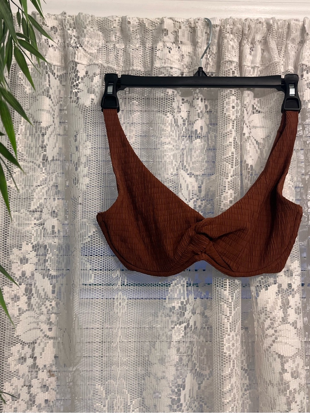 Abercrombie & Fitch Brown Twist Bikini Top